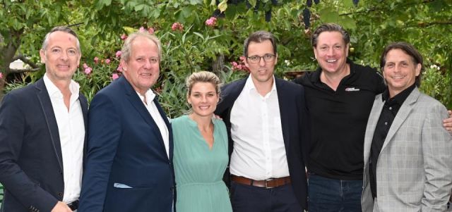 Screenforce Heuriger 2022: Josef Almer, Walter Zinggl, Joanna Jarosz-Bahr, Thomas Gruber, Michael Stix, Oliver Böhm © leisure communications/Christian Jobst